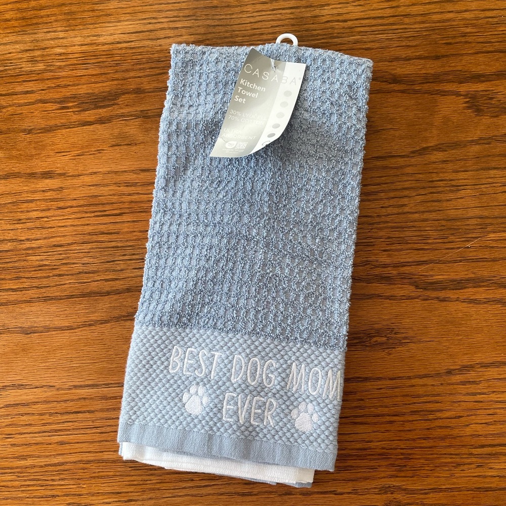 Casaba Blue Kitchen Towel Set